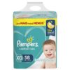 FRALDA PAMPERS CONFORT SEC BAG XG 58UN