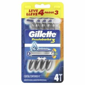 APARELHO GILLETTE PREST 3 MASC L4P3 UN