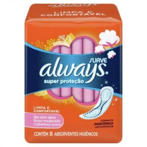ABSORVENTE ALWAYS SUAVE S ABAS 8UN