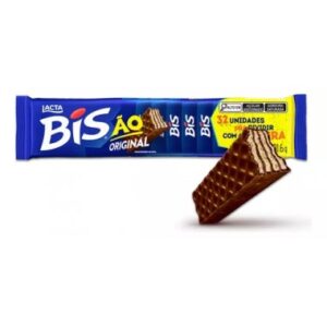 CHOCOLATE WAFER LACTA BISAO PRETO 201,6G