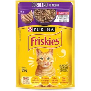 RACAO FRISKIES CORDEIRO AO MOLHO SHT 85G