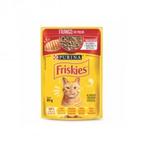 RACAO FRISKIES FRANGO AO MOLHO SHT 85GR