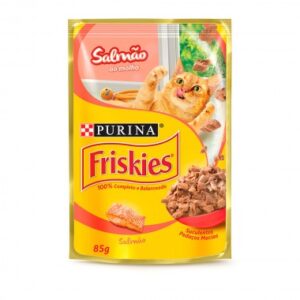 RACAO FRISKIES SALMAO SHT 85GR