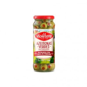 AZEITONA LA VIOLETERA RECH PIMENTA  200G