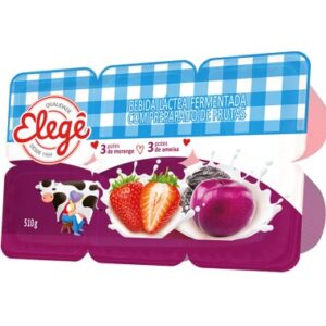 BEBIDA LACTEA ELEGE MORANGO AMEIXA 510GR