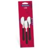 CONJ TRAMONTINA COLHER P CHURR PRETO 3PC