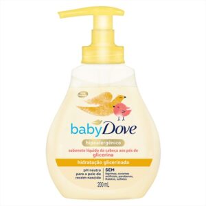 SABONETE LIQ DOVE BABY HIDR GLICER 200ML