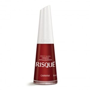 ESMALTE RISQUE CREMOSO ALFAZ CARMIM 8ML