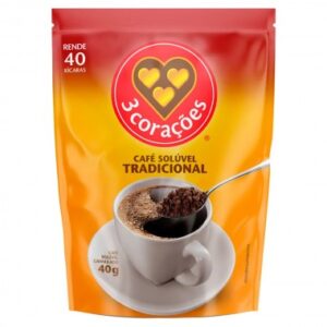 CAFE TRES CORACOES SOLUVEL SHT 40GR