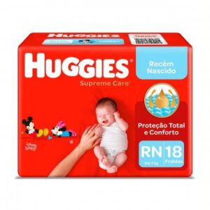 FRALDA HUGGIES SUPREME RN 18UN