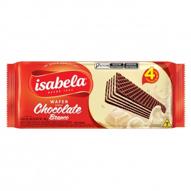 BISCOITO WAF ISABELA CHOC BRANCO 100GR