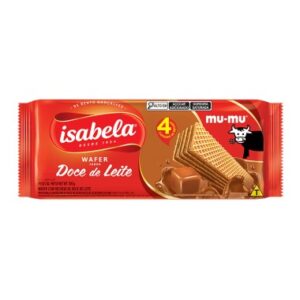 BISCOITO WAF ISABELA DOCE LEITE 100GR