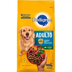 RACAO PEDIGREE CARNE E VEGETAIS 900GR