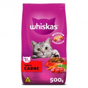 RACAO WHISKAS CARNE 500GR