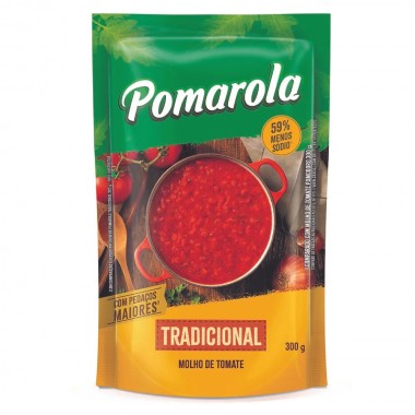 MOLHO TOMATE POMAROLA TRAD 300GR