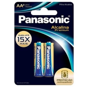 PILHA PANASONIC PEQUENA PREMMIUM AA 2UN