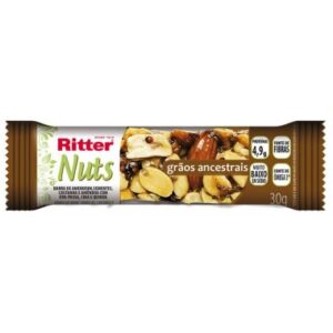 BARRA RITTER NUTS GRAOS ANCESTRAIS 30GR