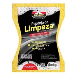 ESPONJA PROAUTO LAVA CARROS UN