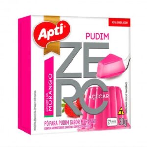 PUDIM APTI IOG MORANGO ZERO 30GR