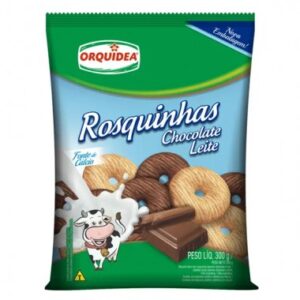BISCOITO ORQUIDEA ROSQ CHOC LTE 300GR