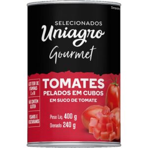 TOMATE PELADO CUBOS UNIAGRO 240GR