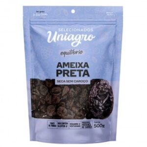AMEIXA PRETA UNIAGRO SECA S CAROCO 500GR