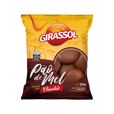 BISCOITO GIRASSOL PAO MEL CHOCO 250GR