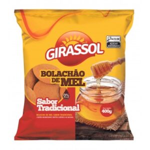 BISCOITO GIRASSOL BOLACHAO MEL 400GR