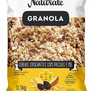 GRANOLA NATURALE PASSAS E MEL 1KG