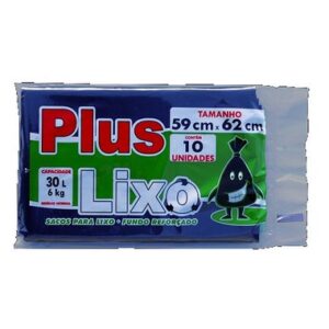SACO LIXO PLUS 30L C10UN