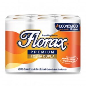 PAPEL HIG FLORAX FD 20M 12UN